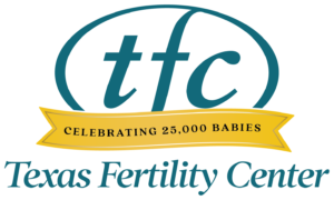 Texas Fertility Center - Celebrating 25,000 Babies Logo
